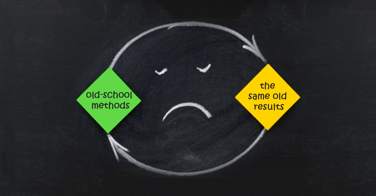 The method not old. School methods.